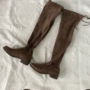 Size 7 Tan Suede Over the Knee boots